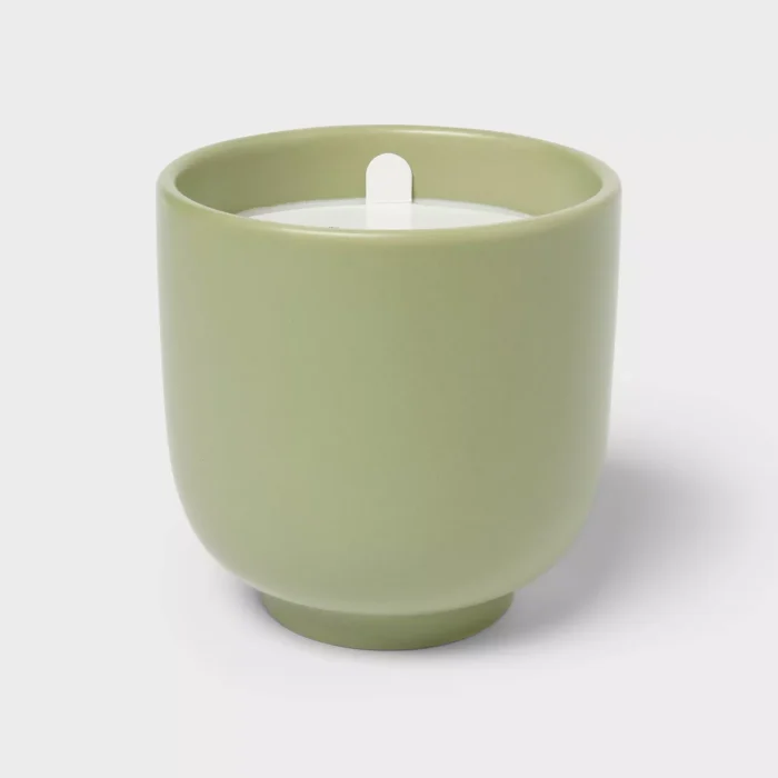2-Wick Ceramic Jar Candle Cucumber Chill 13.5oz - Image 1