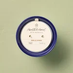 Arch Embossed Ceramic Jar Candle Coral 12oz - Image 3