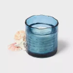 Glass LED Citronella Sun Salt Sea Scented Candle 3.5oz - Image 3
