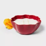 4 Wick Ceramic Citronella Hibiscus Al Fresco Scented Candle 16oz - Image 4
